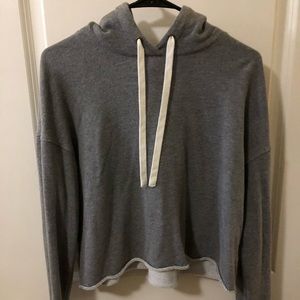 Cropped Grey Hoodie